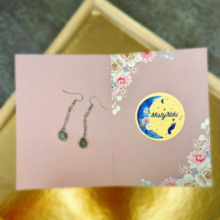 Boucles d'oreilles en labradorite