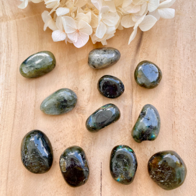 Labradorite pierres roulées naturelles